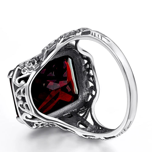 Vintage Gemstone Birthstone Wedding Ring – 925 Sterling Silver, Handmade Luxury for Women