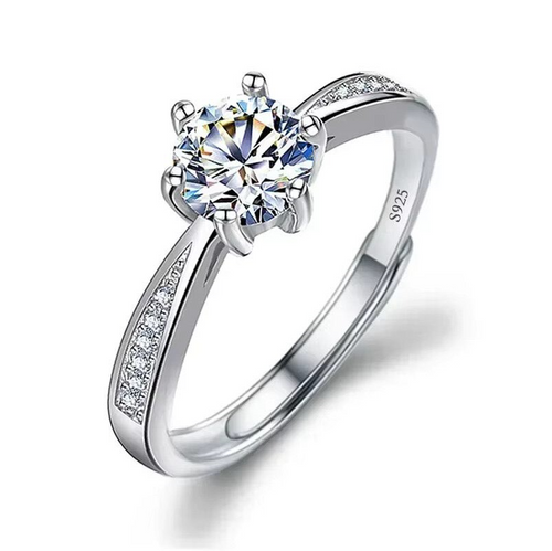 Dazzle Dime® Fine Jewelry Collection with 1CT Lab-Grown Diamonds in 925 Sterling Silver – White Gold Clad DAZZLE DIME®