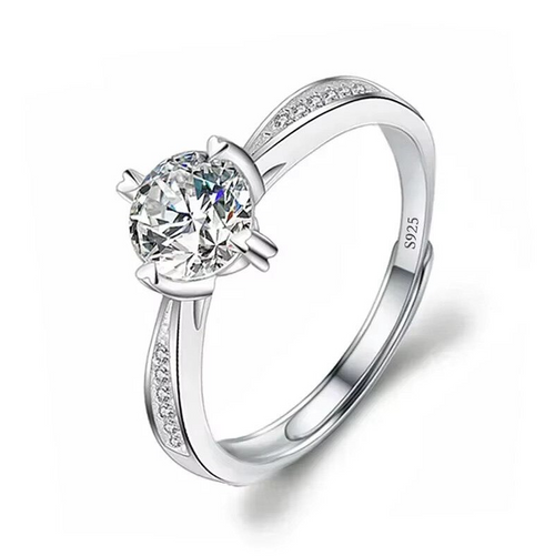 Dazzle Dime® Fine Jewelry Collection with 1CT Lab-Grown Diamonds in 925 Sterling Silver – White Gold Clad DAZZLE DIME®