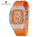 Reloj Mujer Diamond Watch for Women Luxury Silver Rose Gold Quartz Wrist Watch Relogio Feminino