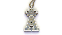 Rock Your Initials with the 'A' Pendant with Crown DAZZLE DIME®