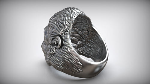 Dazzle Dime King of the Jungle African Gorilla Ring DAZZLE DIME®