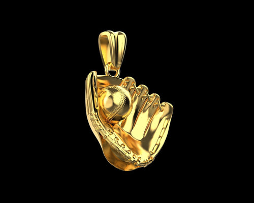 Dazzle Dime Baseball Glove and Ball Pendant A Tribute to the Great American Pastime - Dazzle Dime