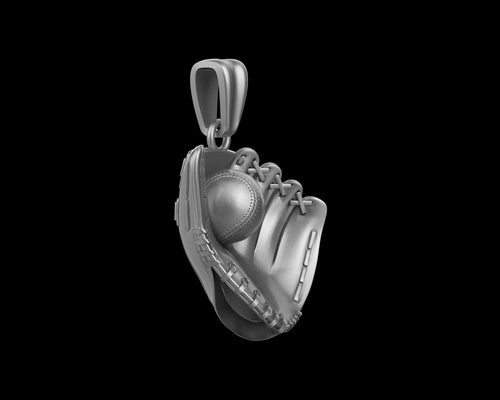 Dazzle Dime Baseball Glove and Ball Pendant A Tribute to the Great American Pastime - Dazzle Dime