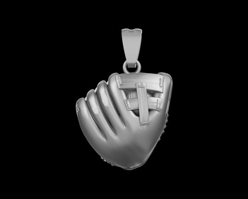 Dazzle Dime Baseball Glove and Ball Pendant A Tribute to the Great American Pastime - Dazzle Dime