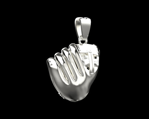 Dazzle Dime Baseball Glove and Ball Pendant A Tribute to the Great American Pastime - Dazzle Dime