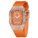 Reloj Mujer Diamond Watch for Women Luxury Silver Rose Gold Quartz Wrist Watch Relogio Feminino
