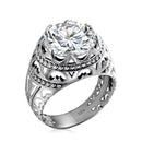 Dazzle Dime® Vintage 925 Sterling Silver Mystic Topaz Ring for Men | Unique Colorful Gemstone Jewelry