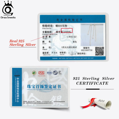 14K Gold-Plated Long Pearl Tassel Earrings for Women | 925 Sterling Silver Drop Jewelry with Cultured Freshwater Pearls