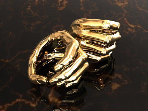 Dazzle Dime Earring Hugs AirPod  Where Style Meets Innovation 925 Sterling Silver Base, 18K Yellow & White Gold Plating - Dazzle Dime