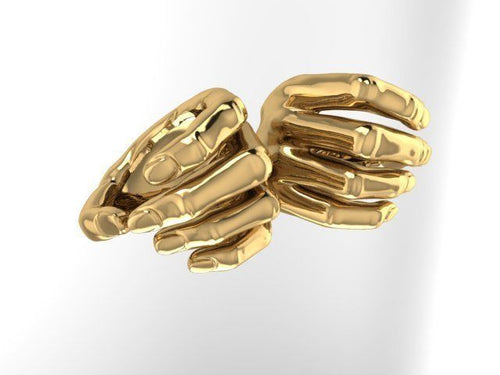 Dazzle Dime Earring Hugs AirPod  Where Style Meets Innovation 925 Sterling Silver Base, 18K Yellow & White Gold Plating - Dazzle Dime