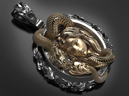 Dazzle Dime Eve and the Serpent Pendant  A Symbol of Temptation and Empowerment - Dazzle Dime
