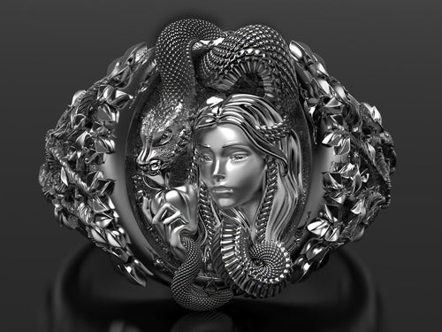 Dazzle Dime Eve and the Serpent Ring A Symbol of Temptation and Empowerment - Dazzle Dime