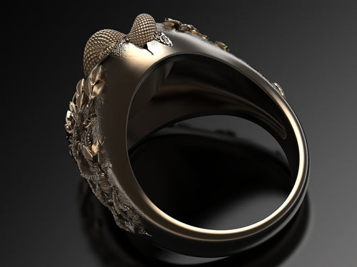 Dazzle Dime Eve and the Serpent Ring A Symbol of Temptation and Empowerment - Dazzle Dime