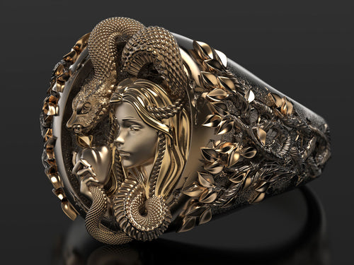 Dazzle Dime Eve and the Serpent Ring A Symbol of Temptation and Empowerment - Dazzle Dime