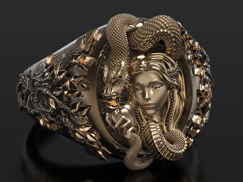 Dazzle Dime Eve and the Serpent Ring A Symbol of Temptation and Empowerment - Dazzle Dime