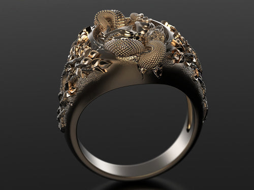 Dazzle Dime Eve and the Serpent Ring A Symbol of Temptation and Empowerment - Dazzle Dime