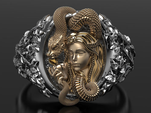 Dazzle Dime Eve and the Serpent Ring A Symbol of Temptation and Empowerment - Dazzle Dime