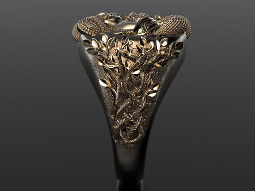 Dazzle Dime Eve and the Serpent Ring A Symbol of Temptation and Empowerment - Dazzle Dime