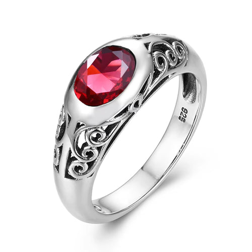 Dazzle Dime® Retro 925 Sterling Silver Peridot Ring for Women | VVS Clarity Oval Gemstone Jewelry