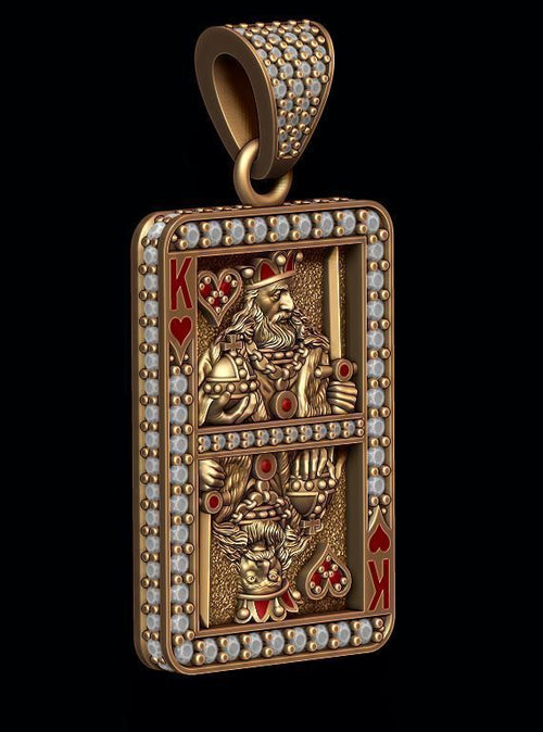 Dazzle Dime Joker Playing Card Pendant with Chain DAZZLE DIME™