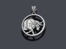 Dazzle Dime 925 Sterling Silver Base 18k Gold Plated Taurus Zodiac Bull Pendant with Chain DAZZLE DIME®