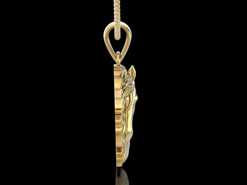 Dazzle Dime Eagle Pendant 925 Silver Sterling Base 18K Yellow and White Gold Cladding - Dazzle Dime