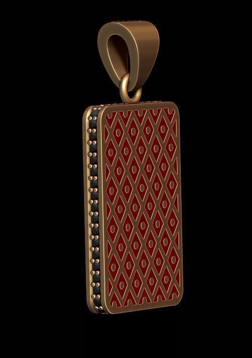 Dazzle Dime Joker Playing Card Pendant with Chain DAZZLE DIME™