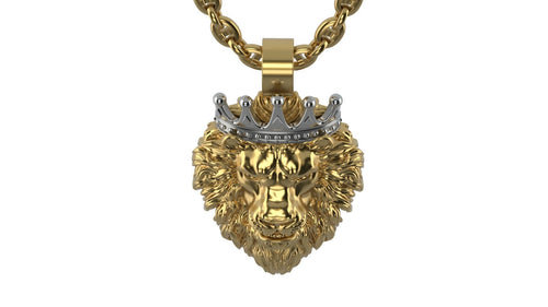 Dazzle Dime Lion Pendant with Crown DAZZLE DIME™
