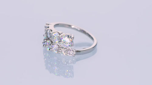  Moissanite Engagement Ring