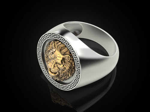 Dazzle Dime Lion Signet Ring DAZZLE DIME™