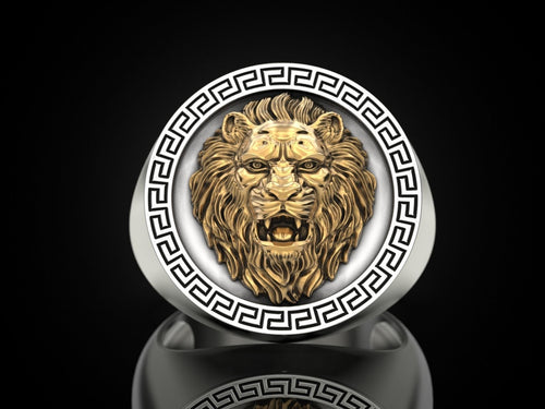 Dazzle Dime Lion Signet Ring DAZZLE DIME™