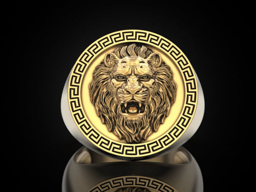 Dazzle Dime Lion Signet Ring DAZZLE DIME™