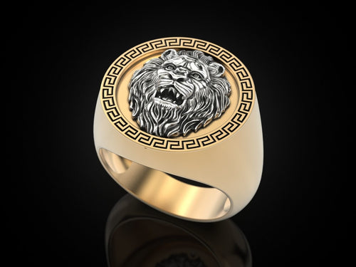 Dazzle Dime Lion Signet Ring DAZZLE DIME™
