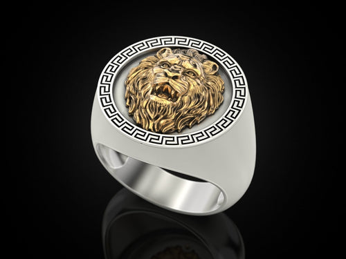 Dazzle Dime Lion Signet Ring DAZZLE DIME™