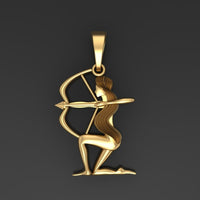 Sagittarius Zodiac Pendant