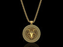 Dazzle Dime Aries Zodiac Ram Medallion Pendant  Ignite Your Passion with the Power of the Ram - Dazzle Dime