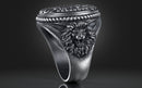 Dazzle Dime® Zodiac Aquarius Ring: Innovation, Freedom, and Visionary Strength Exquisite 925 Sterling Silver with 18K White & Yellow Gold Accents DAZZLE DIME®