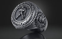 Dazzle Dime® Zodiac Aquarius Ring: Innovation, Freedom, and Visionary Strength Exquisite 925 Sterling Silver with 18K White & Yellow Gold Accents DAZZLE DIME®