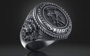 Dazzle Dime® Gemini Zodiac Ring – Exquisite 925 Sterling Silver with 18K White & Yellow Gold Accents DAZZLE DIME®