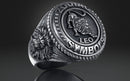 Dazzle Dime® Zodiac Leo Ring: Bold, Regal, and Unstoppable Exquisite 925 Sterling Silver with 18K White & Yellow Gold Accents DAZZLE DIME®