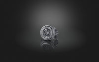 Dazzle Dime® Zodiac Leo Ring: Bold, Regal, and Unstoppable Exquisite 925 Sterling Silver with 18K White & Yellow Gold Accents DAZZLE DIME®