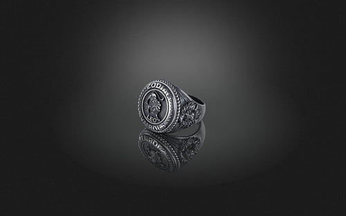 Dazzle Dime® Zodiac Leo Ring: Bold, Regal, and Unstoppable Exquisite 925 Sterling Silver with 18K White & Yellow Gold Accents DAZZLE DIME®