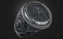 Dazzle Dime® Zodiac Libra Ring: Harmony, Elegance, and Timeless Balance Exquisite 925 Sterling Silver with 18K White & Yellow Gold Accents DAZZLE DIME®