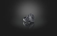 Dazzle Dime® Zodiac Scorpio Ring: Intensity, Passion, and Unyielding Strength Exquisite 925 Sterling Silver with 18K White & Yellow Gold Accents DAZZLE DIME®