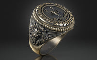 Dazzle Dime® Zodiac Scorpio Ring: Intensity, Passion, and Unyielding Strength Exquisite 925 Sterling Silver with 18K White & Yellow Gold Accents DAZZLE DIME®