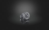 Dazzle Dime® Zodiac Virgo Ring: Grace, Precision, and Timeless Beauty Exquisite 925 Sterling Silver with 18K White & Yellow Gold Accents DAZZLE DIME®