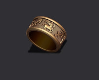  Sagittarius Zodiac Ring